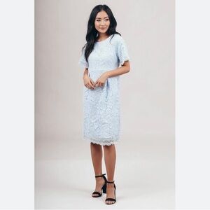 Mikarose Demi Lace Dress in Blue